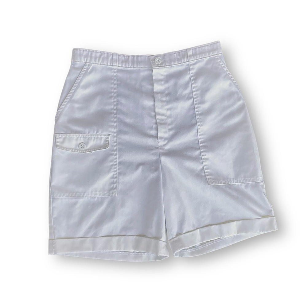 Vintage White Women’s High-Rise Utility Shorts